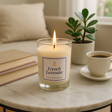 In'lief French Lavender Soy Blend Scented Candle in Glass Jar (50GM / 1 Pc)