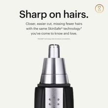 Sharp Steel Battery-Operated Ear and Nose Hair Trimmer