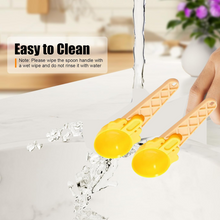 2-Piece Plastic Ice Cream & Watermelon Scooper with Trigger Dipper