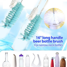 Long Handle Bottle Brush for Jars, Bottles & Containers Cleaning