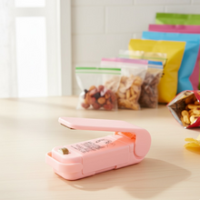 Mini Plastic Bag Sealer – Portable Heat Sealing Machine, Battery Operated (1 Pc / Mix Design)